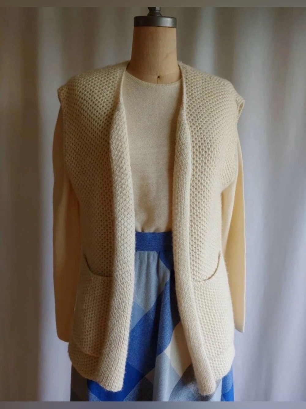 Caron Callahan, Baby Alpaca, Open Front Sweater, One Size